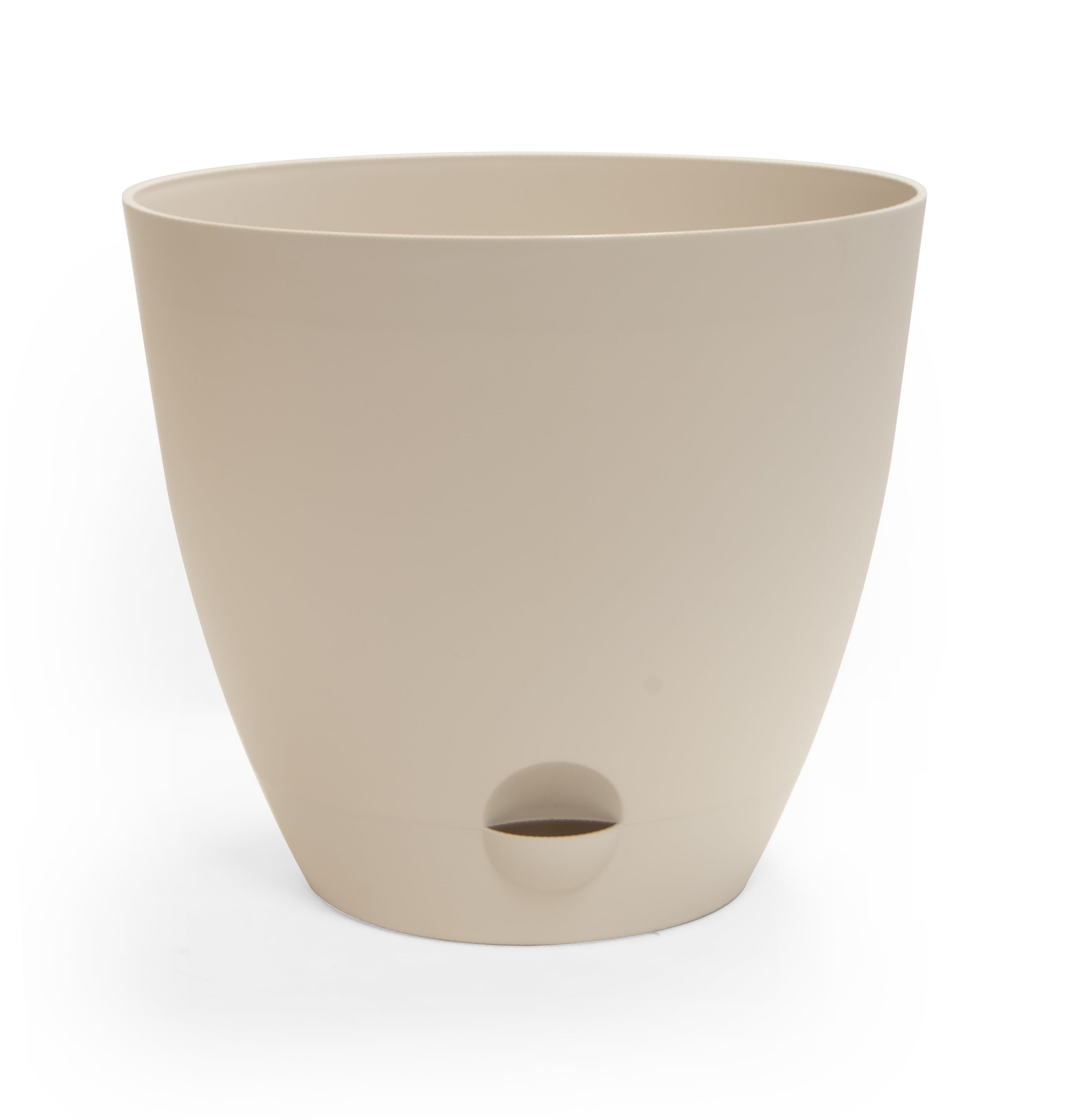 Mainstays 14" Self-Watering White Resin Planter