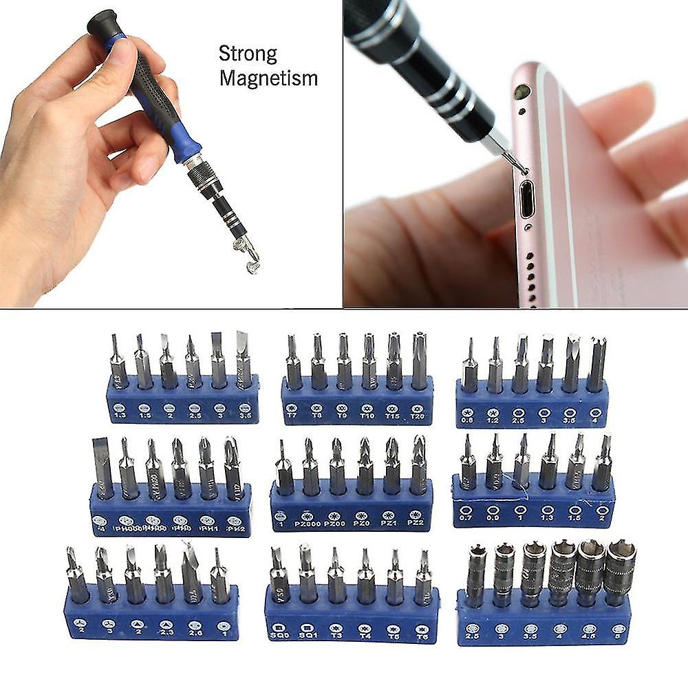 Precision Screwdriver Set， 86 In 1 Magnetic Repair Tool Kit， Screwdriver Kit With Portable Bag For Game Console， Tablet， Pc， Macbook And Other Electro