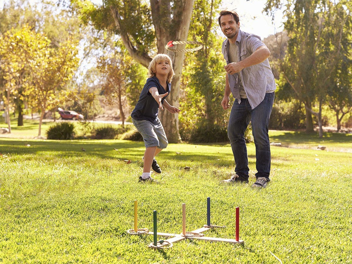 Monoprice Large Ring Toss Game - Easy Assembly, Perfect For Tailgating, Camping, Bbqs, Backyards, and Beaches - Pure Outdoor Collection