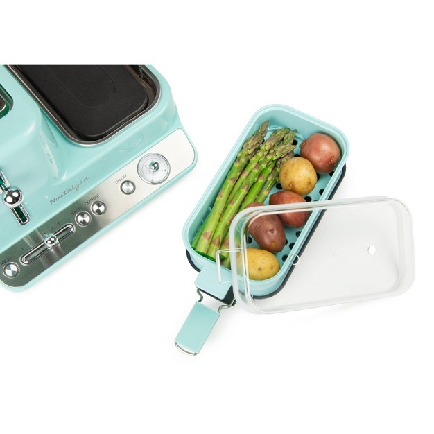 Nostalgia Electrics 3 in 1 Griddle Aqua