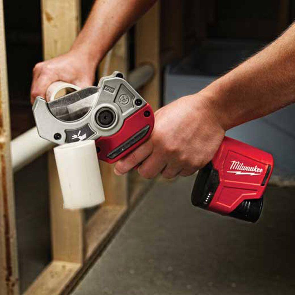 MW M12 12-Volt Lithium-Ion Cordless PVC Shear Kit with M12 Multi-Tool 2470-21-2426-20