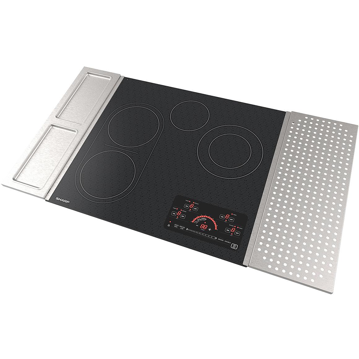 Sharp 24-inch Built-in Electric Cooktop SCR2442FB