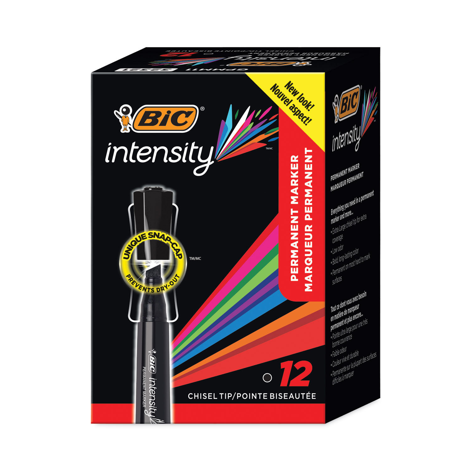 Intensity Chisel Tip Permanent Marker by BICandreg; BICGPMM11BK