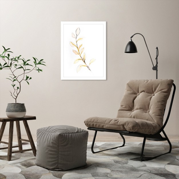 Americanflat Botanical Minimalist Florals 2 By Hope Bainbridge White Frame Wall Art