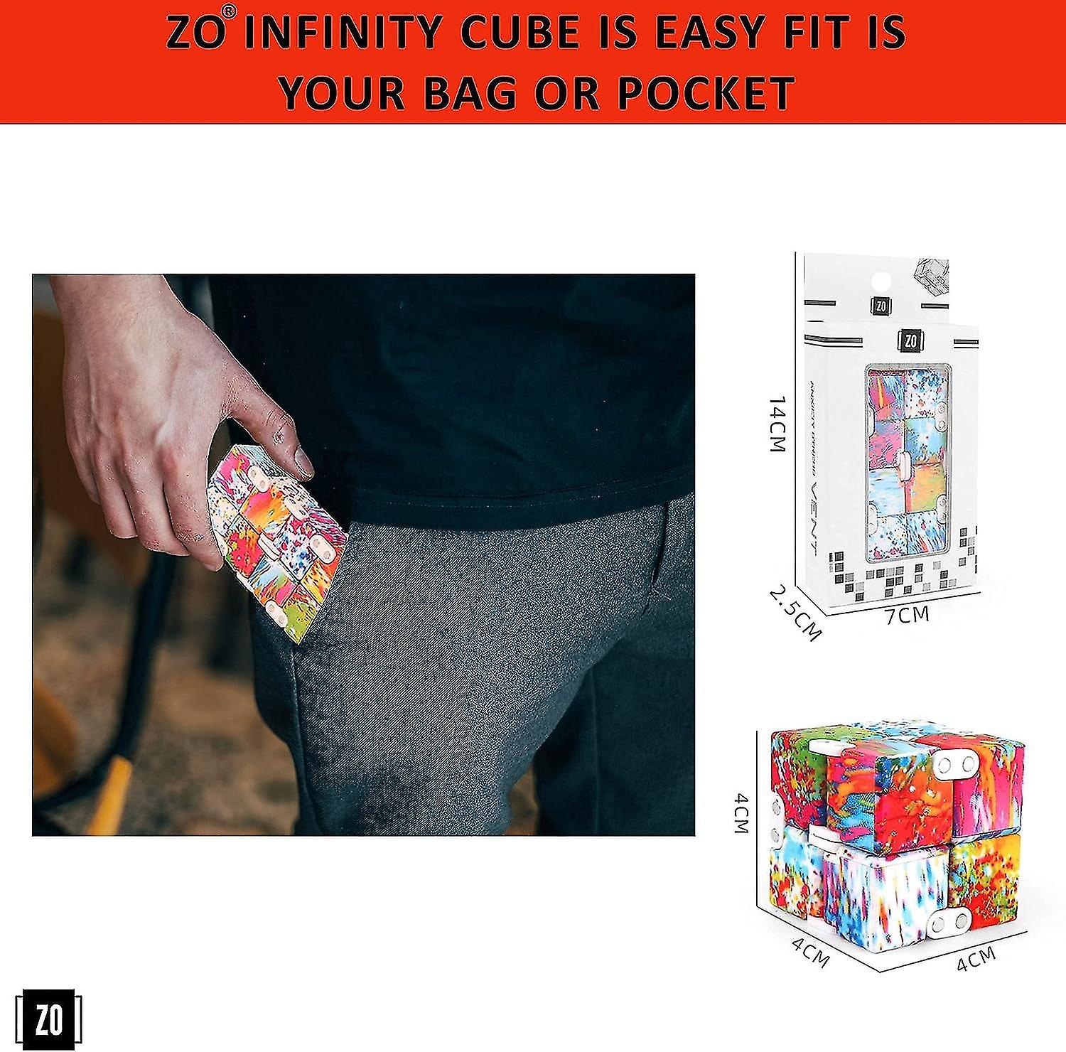 Infinity Cube Fidget Toy， Anti Stress Fidgeter， Desk Toys For Adults， Small Toys For Kids And Adults， Fidget Cube For Girls And Boys， Stress Cube， Kid