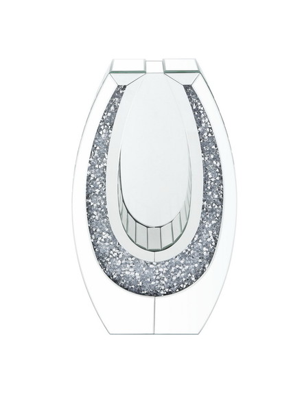 Acme Noralie Accent Decor in Mirrored   Faux Diamo...