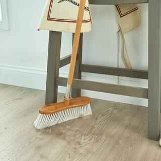 HARPER Live.Love.Clean. 10.83 in. W Bamboo Household Broom for Dry Dirt Pet Hair and Other Small Debris 37501000