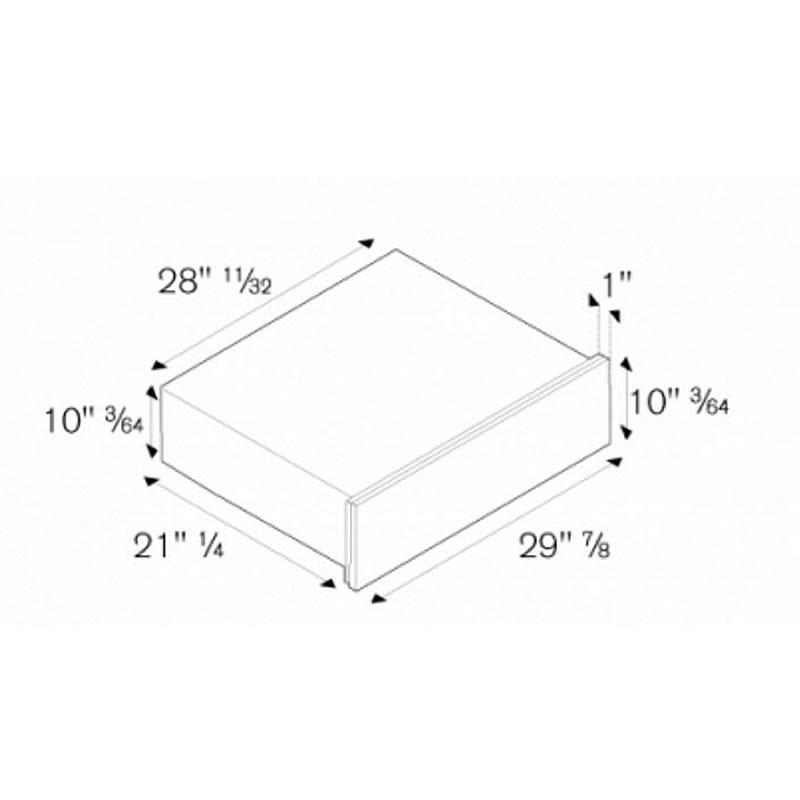 Bertazzoni 30-inch Warming Drawer MAS WD30 X