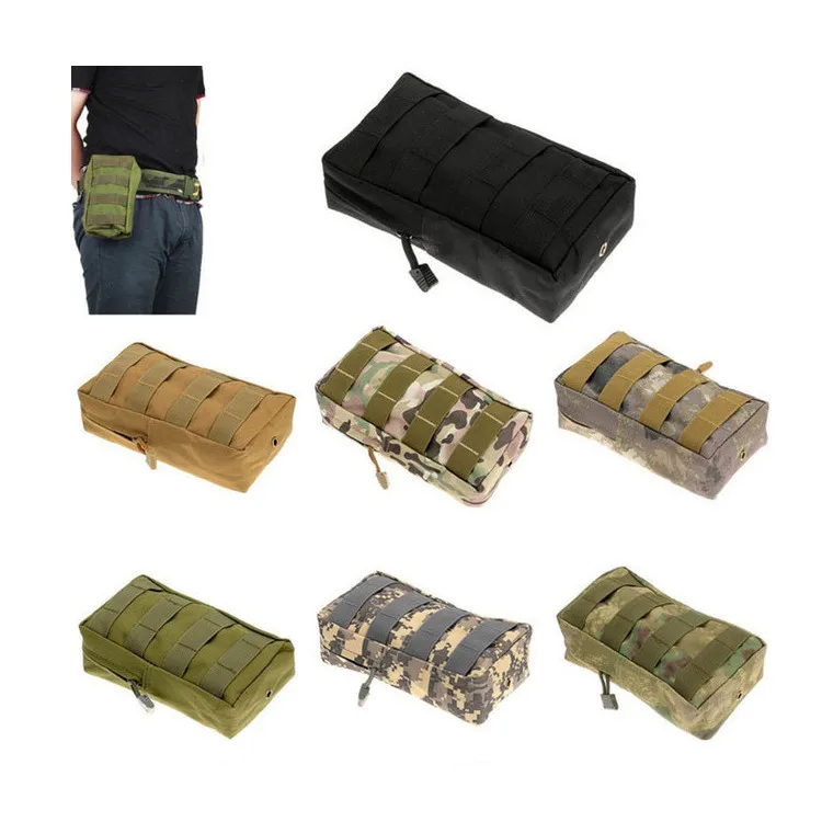 Outdoor Tactical Waist Bag Hip Waist Utility Compact Belt Bag EDC Pouch for Outdoor Camping Hiking Tool Organizer