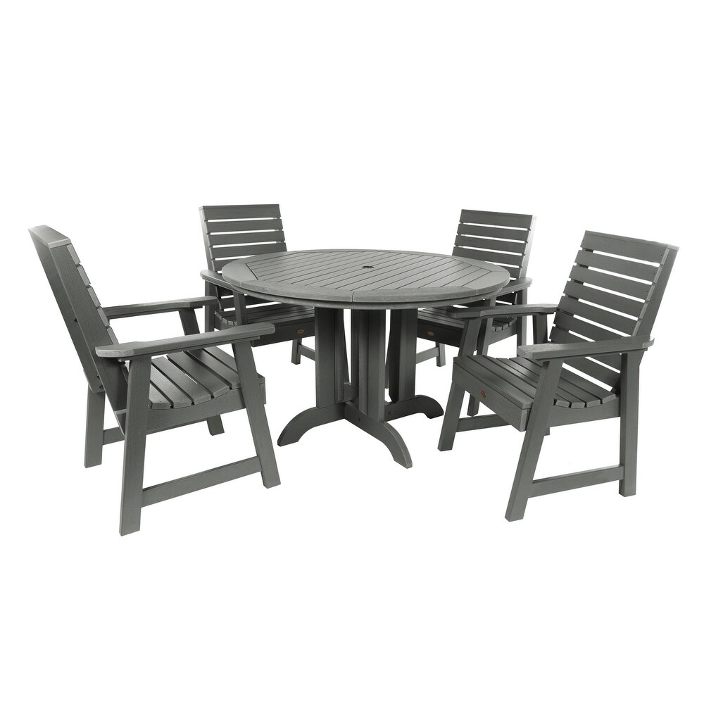 Weatherly 5 piece Outdoor Dining Set   48\