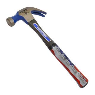 Vaughan 16 oz. Carbon Steel Nail Hammer with 13 in. Fiberglass Handle FS16