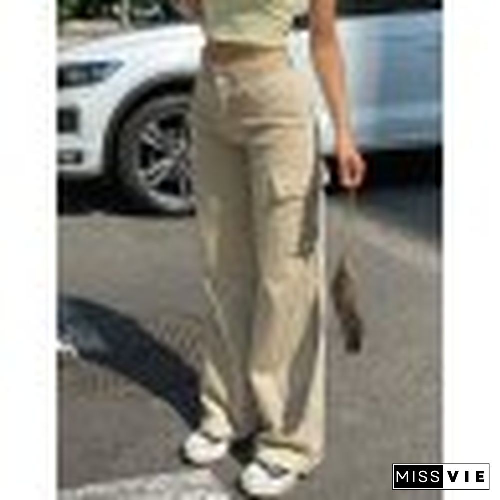 Straight Leg Y2K Cargo Pants