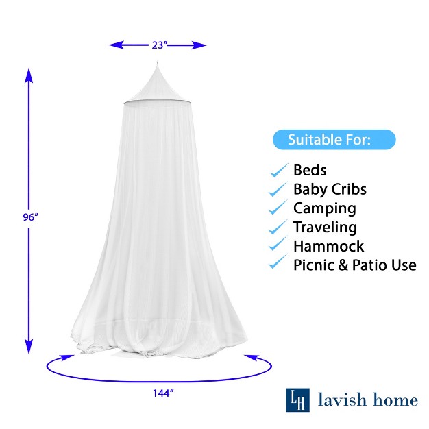 Hastings Home Mosquito Netting For Beds Hammocks And Cribs