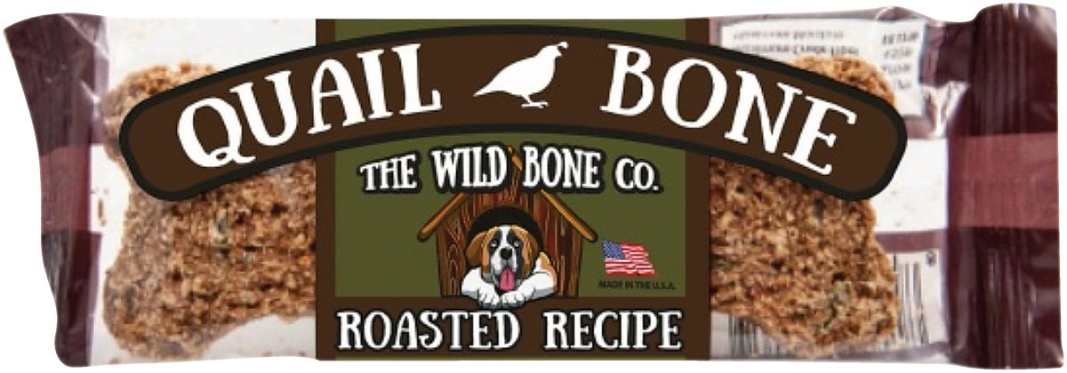 The Wild Bone Company Quail Bone Dog Treat (Pack of 24)