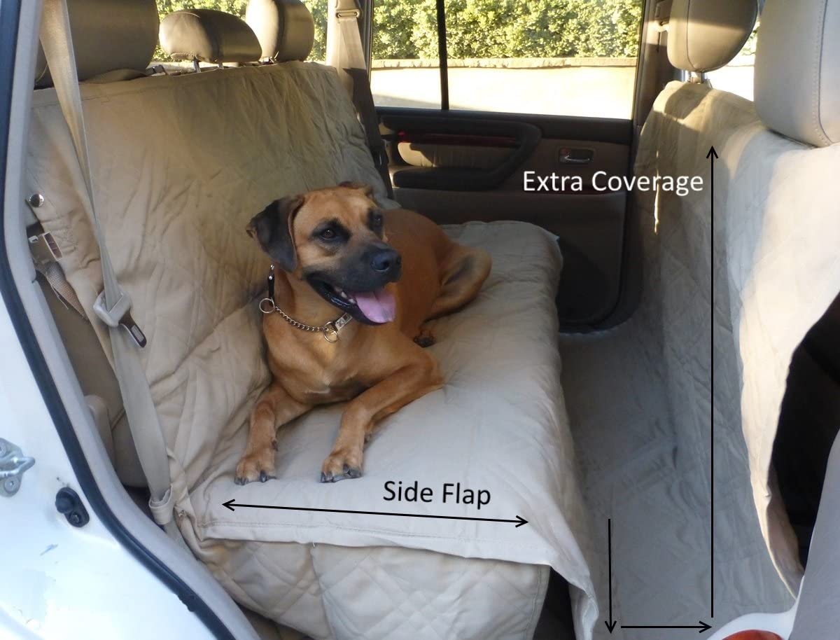 Covered Living Deluxe Quilted and Padded seat cover with Non-Slip Fabric in Seat Area for Pets - One Size Fits All 56