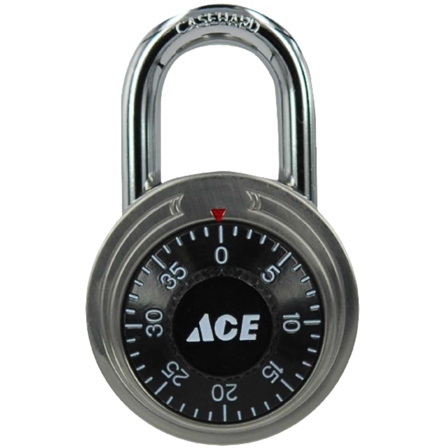 Ace 1-7/8 in. H X 1-7/8 in. W X 3/4 in. L Stainless Steel Combination Dial Padlock