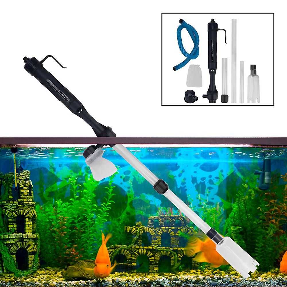 Fish Tank Pipe Suction Filter Electric Water Pump Gravel Cleaner