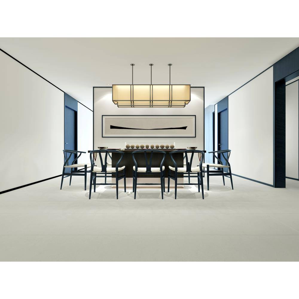 MSI Beton Glacier 24 in. x 48 in. Matte Porcelain Stone Look Floor and Wall Tile (16 sq. ft.Case) NBETGLA2448C