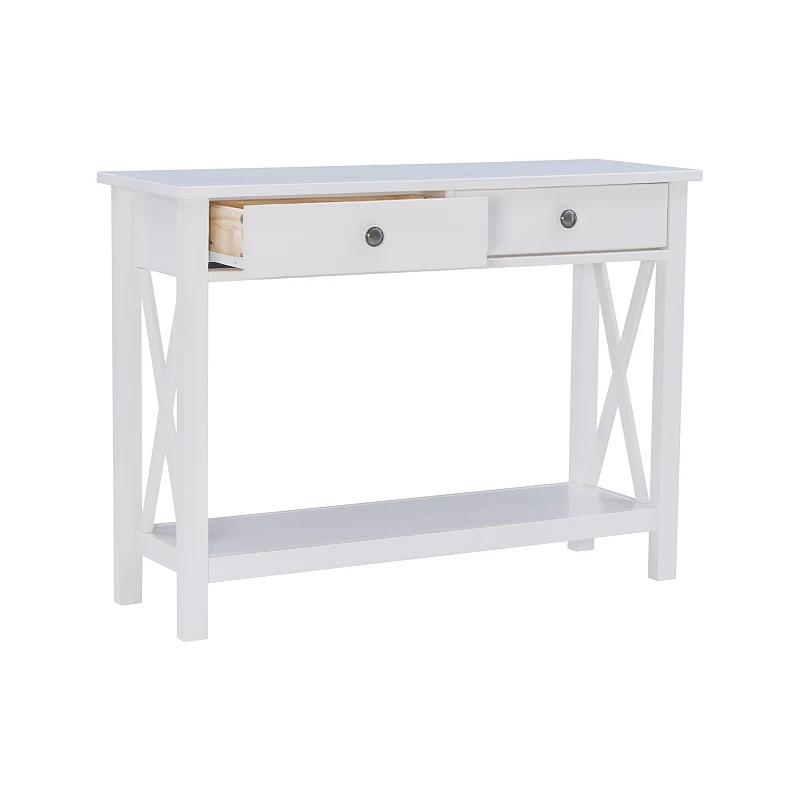 Linon Davis 2-Drawer Console Table