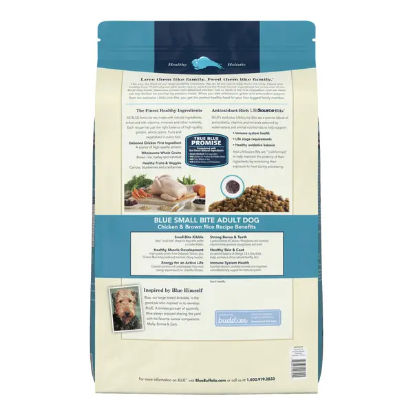 Blue Buffalo Life Protection 30 lb Chicken and Brown Rice Adult Small Bite Dry Dog Food