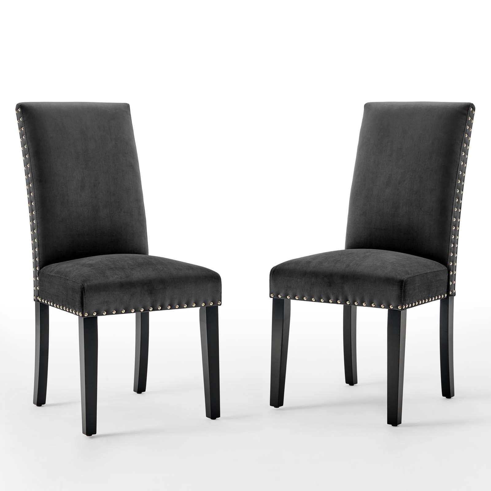 Parcel Performance Velvet Dining Side Chairs - Set of 2-EEI-3779