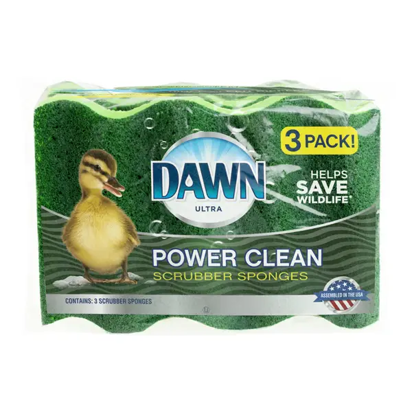 Dawn 3-Count Power Clean Scrubber Sponge