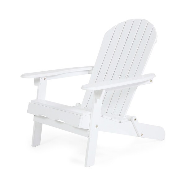 Hanlee Acacia Wood Folding Adirondack Chair by Christopher Knight Home