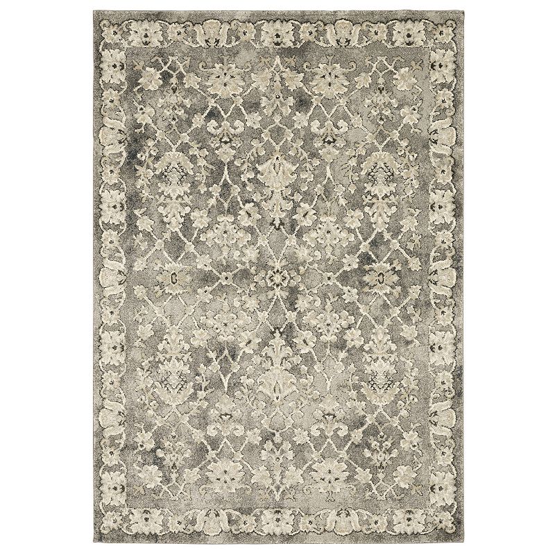 StyleHaven Franklin Faded Floral Trellis Area Rug