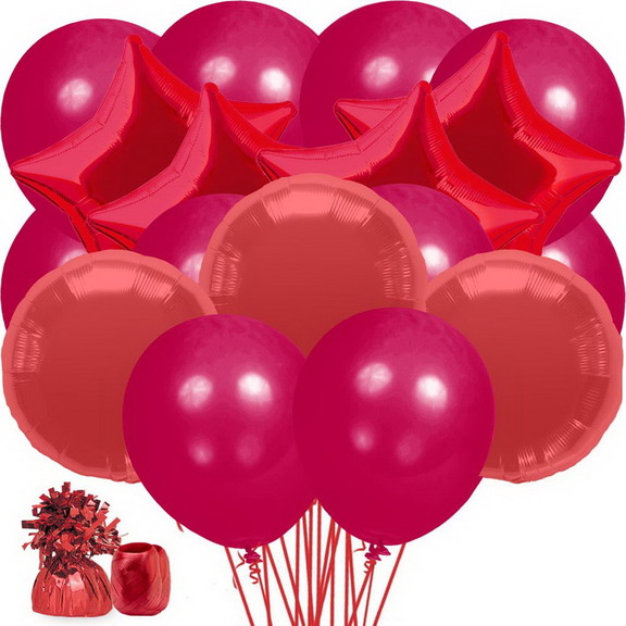 612112 Red Balloon Bouquet Kit   NS