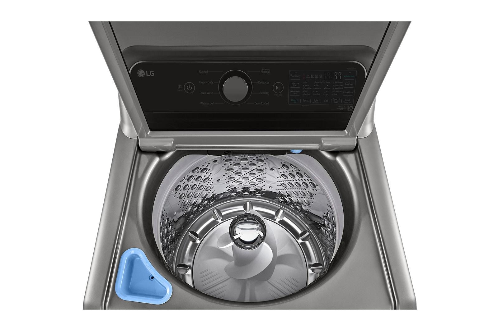 Lg WT7405CV 5.3 Cu.Ft. Mega Capacity Smart Wi-Fi Enabled Top Load Washer With 4-Way™ Agitator & Turbowash3D™ Technology