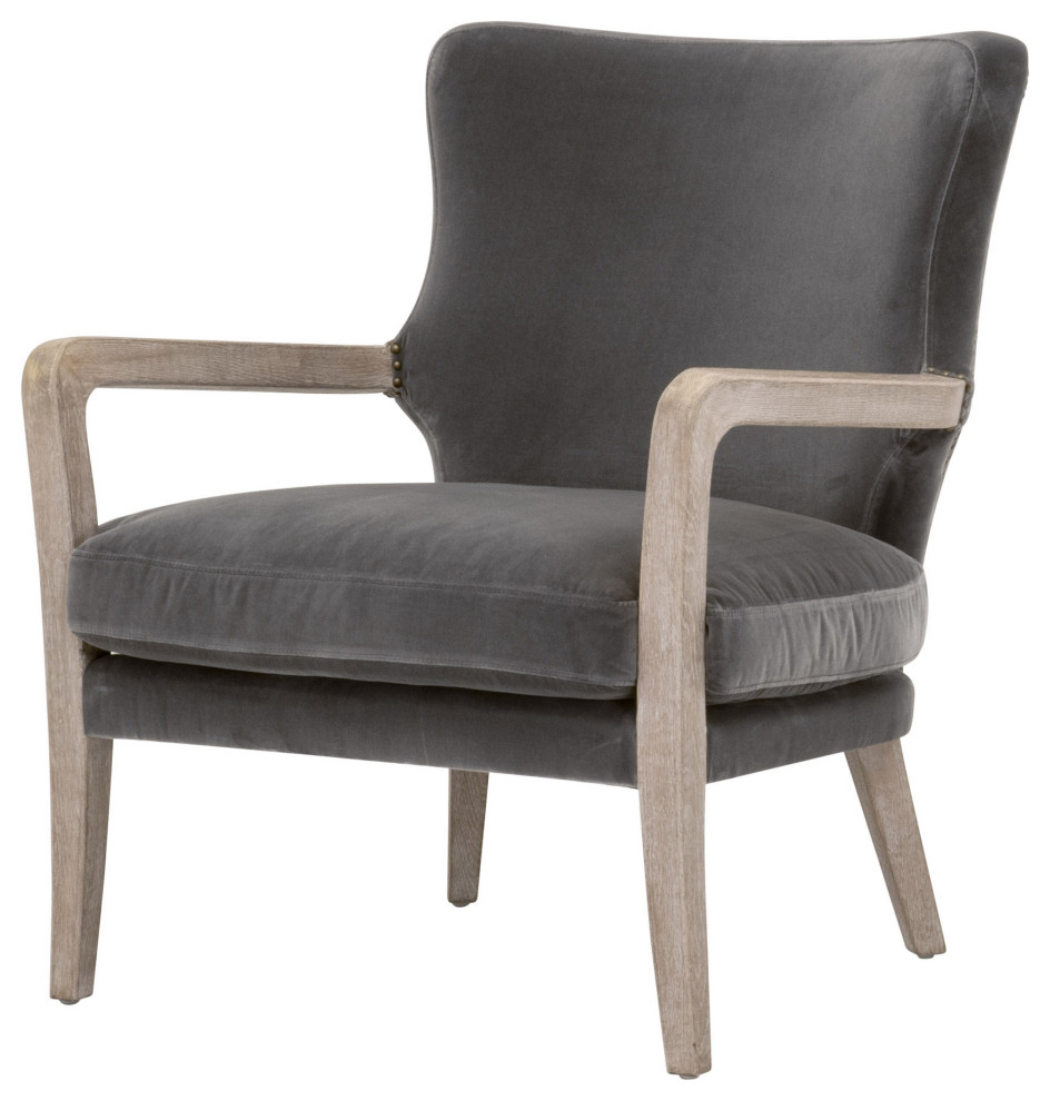 Calvin Club Chair   Farmhouse   Armchairs And Accent Chairs   by Essentials for Living  Houzz