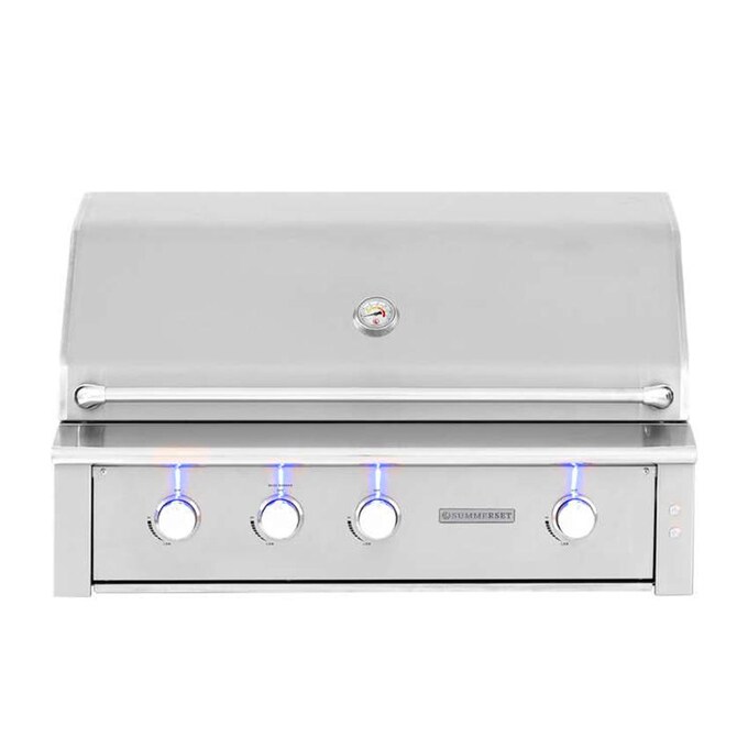 Summerset Alturi 42-Inch 3-Burner Built-In Propane Gas Grill With Stainless Steel Burners and Rotisserie