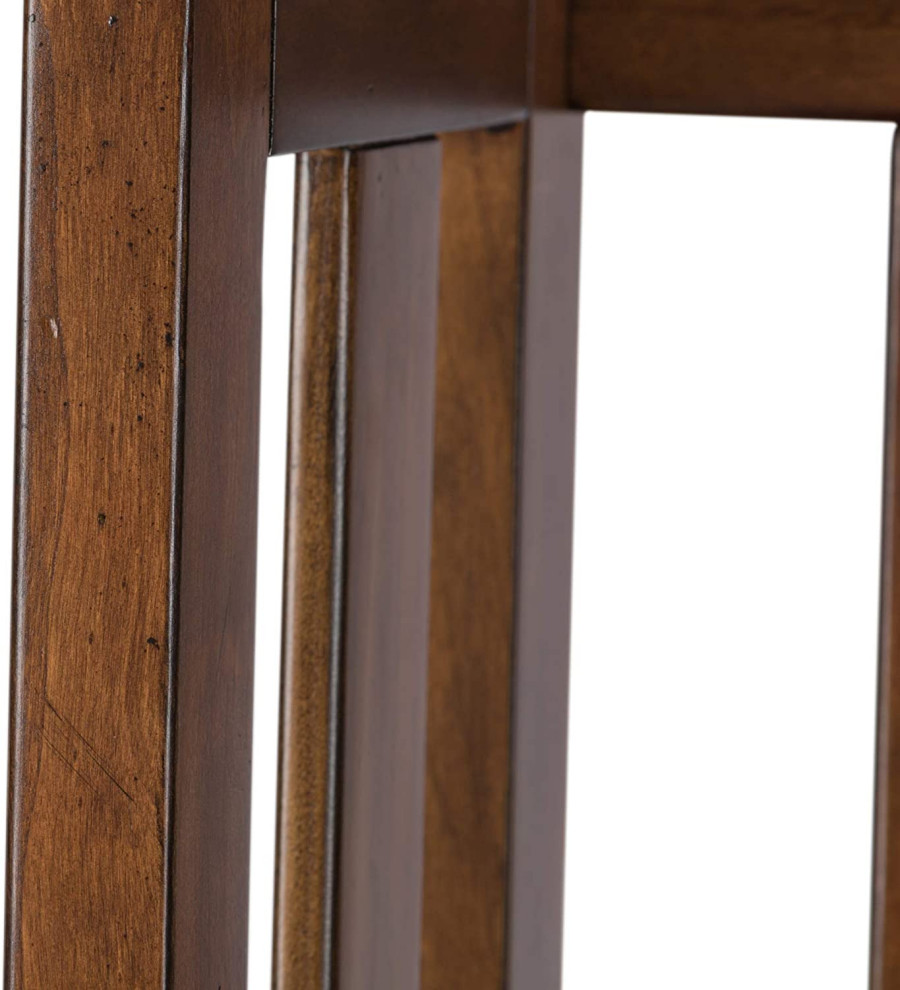 Contemporary Bookcase  Open Slatted Design With 4 Shelves  Cobblestone Brown   Transitional   Bookcases   by Decor Love  Houzz