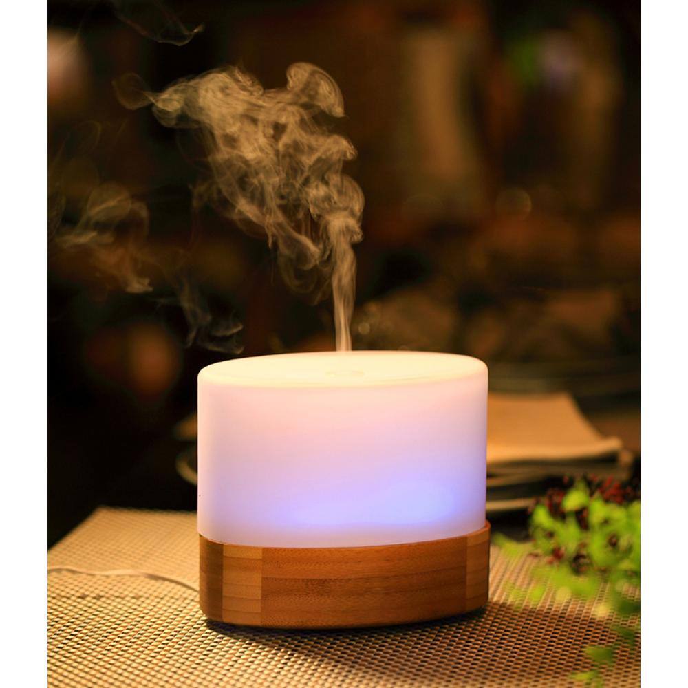 SPT 100mL Ultrasonic Aroma DiffuserHumidifier with Bamboo Base SA-070