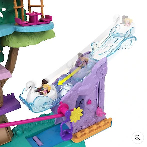 Polly pocket pet adventure treehouse playset and accessories