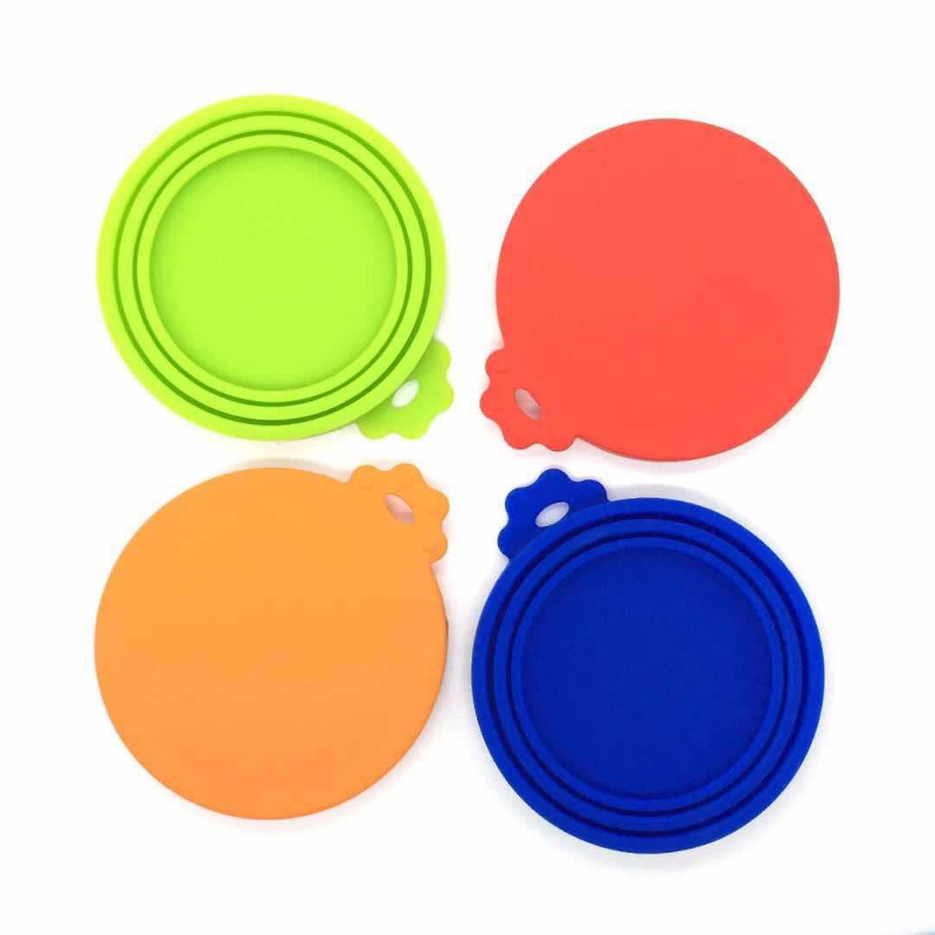 Silicone Fresh-keeping Lid 3-in-1 Pet Food Can Lid， General Size