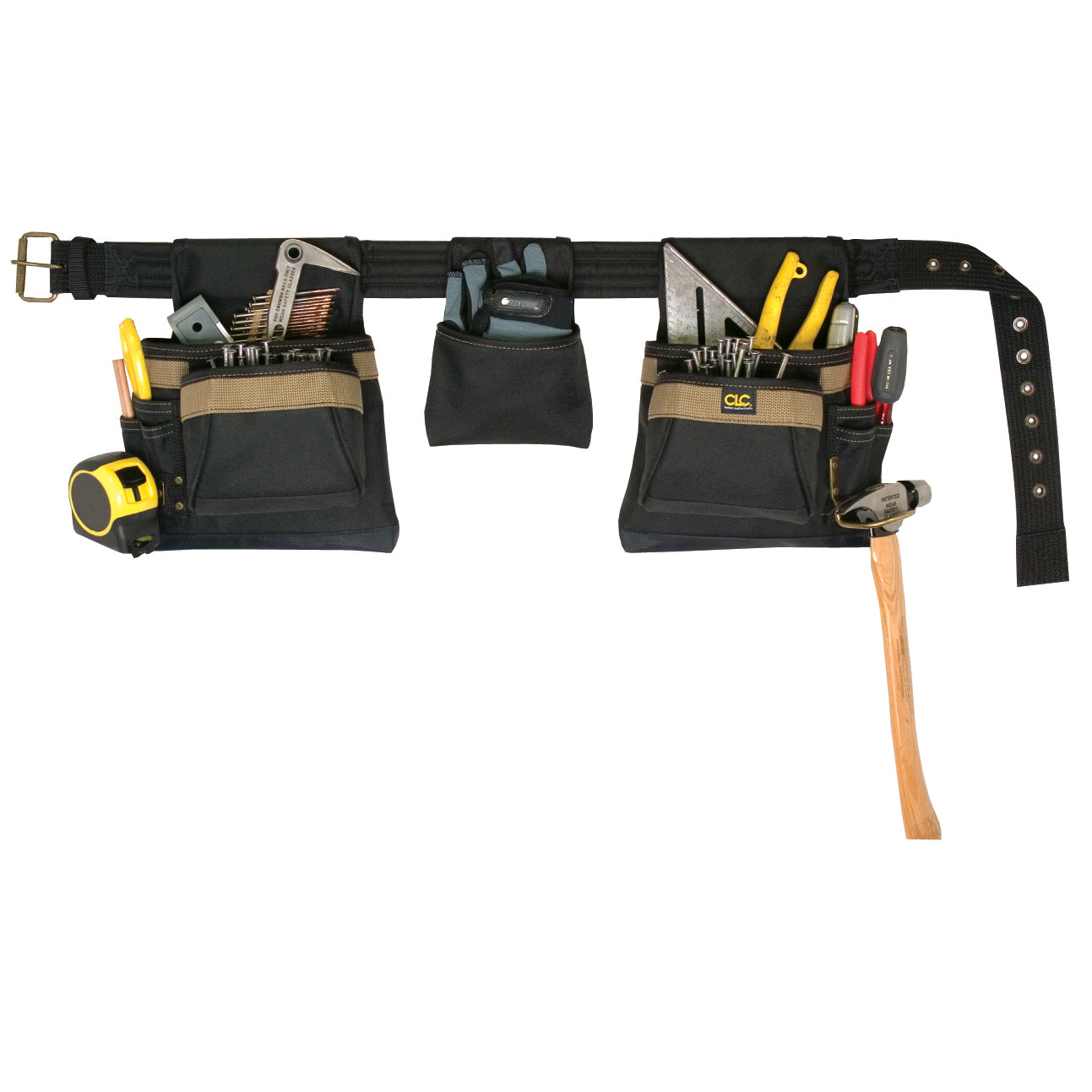 CLC Work Gear 1649 4 Piece 11 Pocket Carpenter's Combo Tool Belt