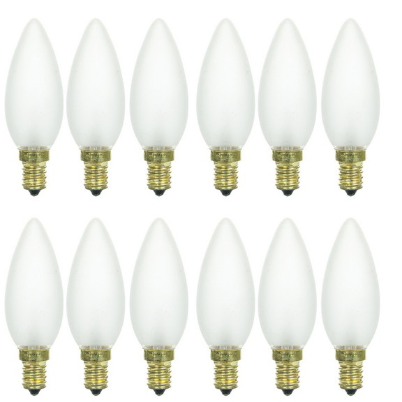 Sunlite 40CTF/32/E14/12PK 40W Incandescent Torpedo...