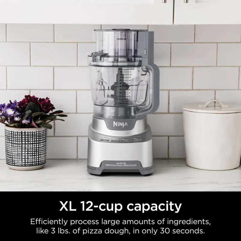 NINJA NF701 Professional XL 12-Cup Stainless Steel Food Processor