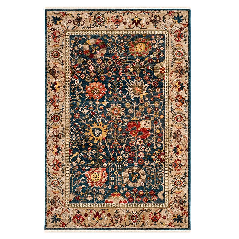 Safavieh Kashan Jenn Floral Framed Rug