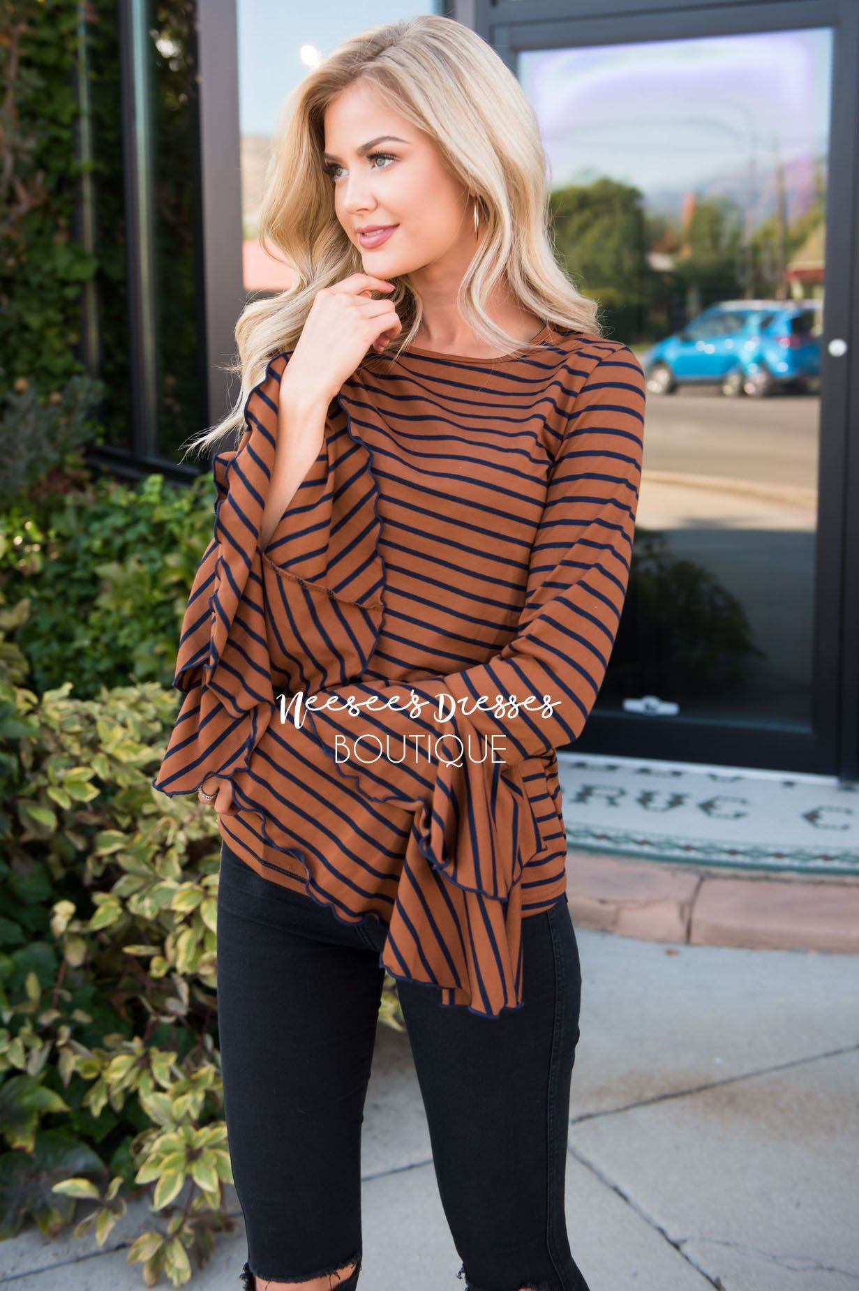 Happy Harvest Bell Sleeve Top