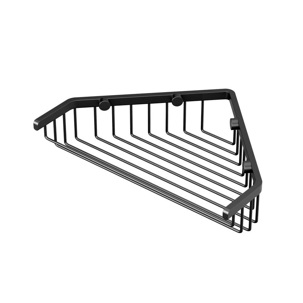 Gatco Shower Basket in Matte Black 1497MX