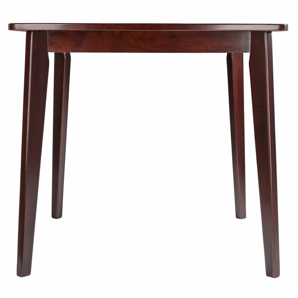 Pauline Dining Table  Walnut   34.02 x 34.02 x 29.33 inches