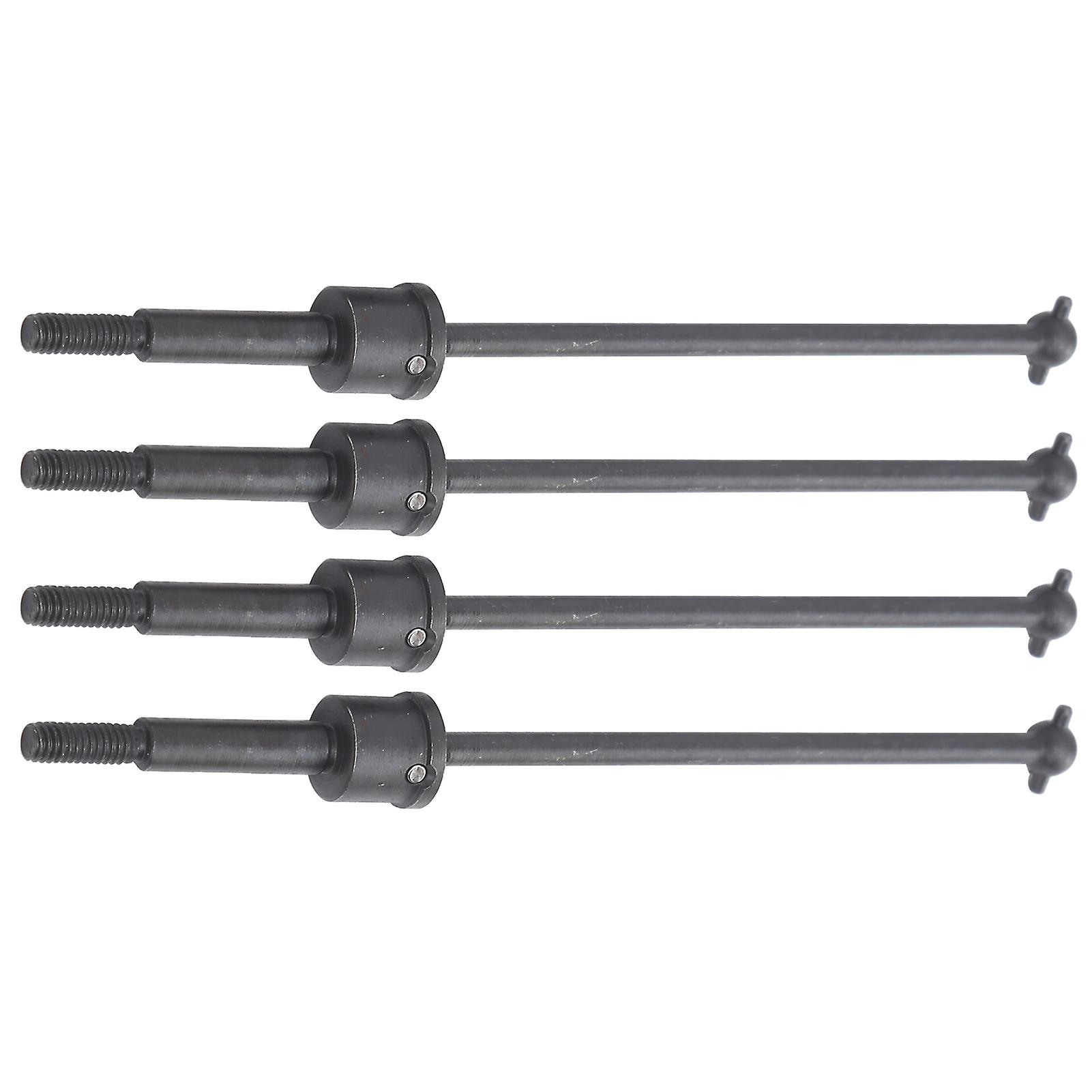 4pcs Universal Drive Shaft Steel Swing Shaft Rc Accessory Fit For Hsp 94188 1/10 Rc Car Black