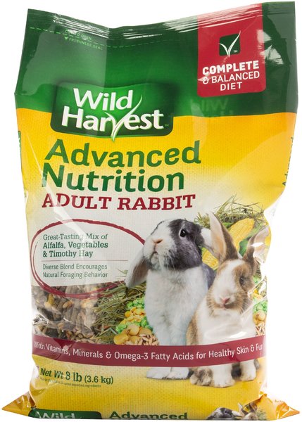 Wild Harvest Super Premium Food Blend Rabbit Food， 8-lb bag