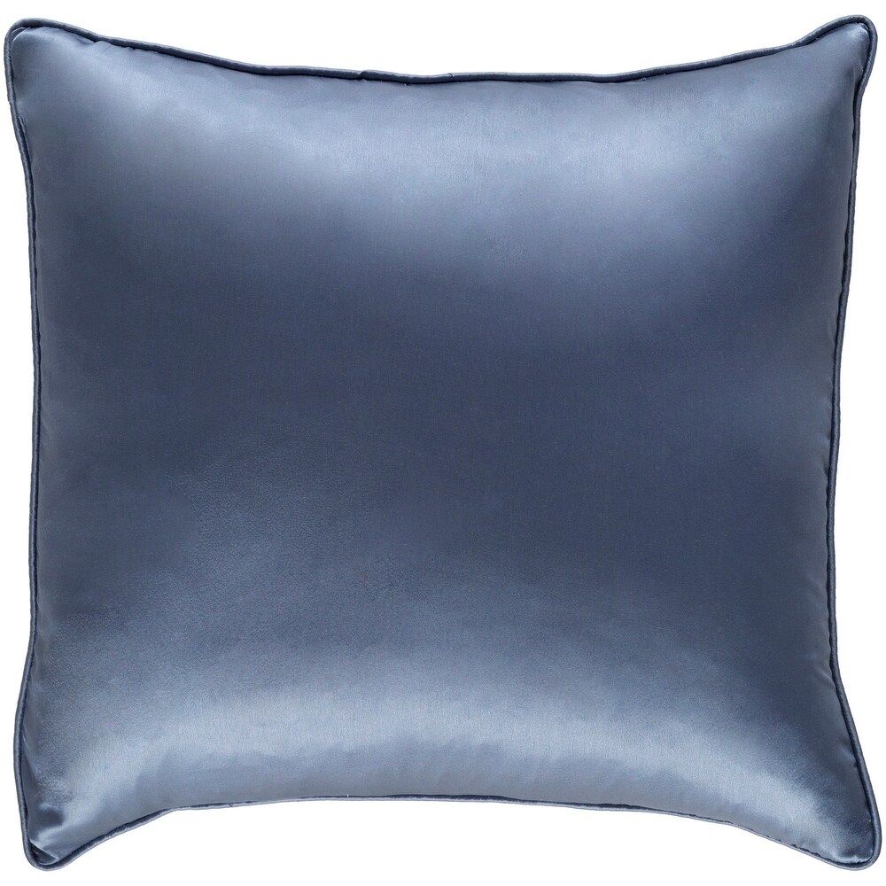 Decorative Verdi Dark Blue 18 inch Throw Pillow Cover