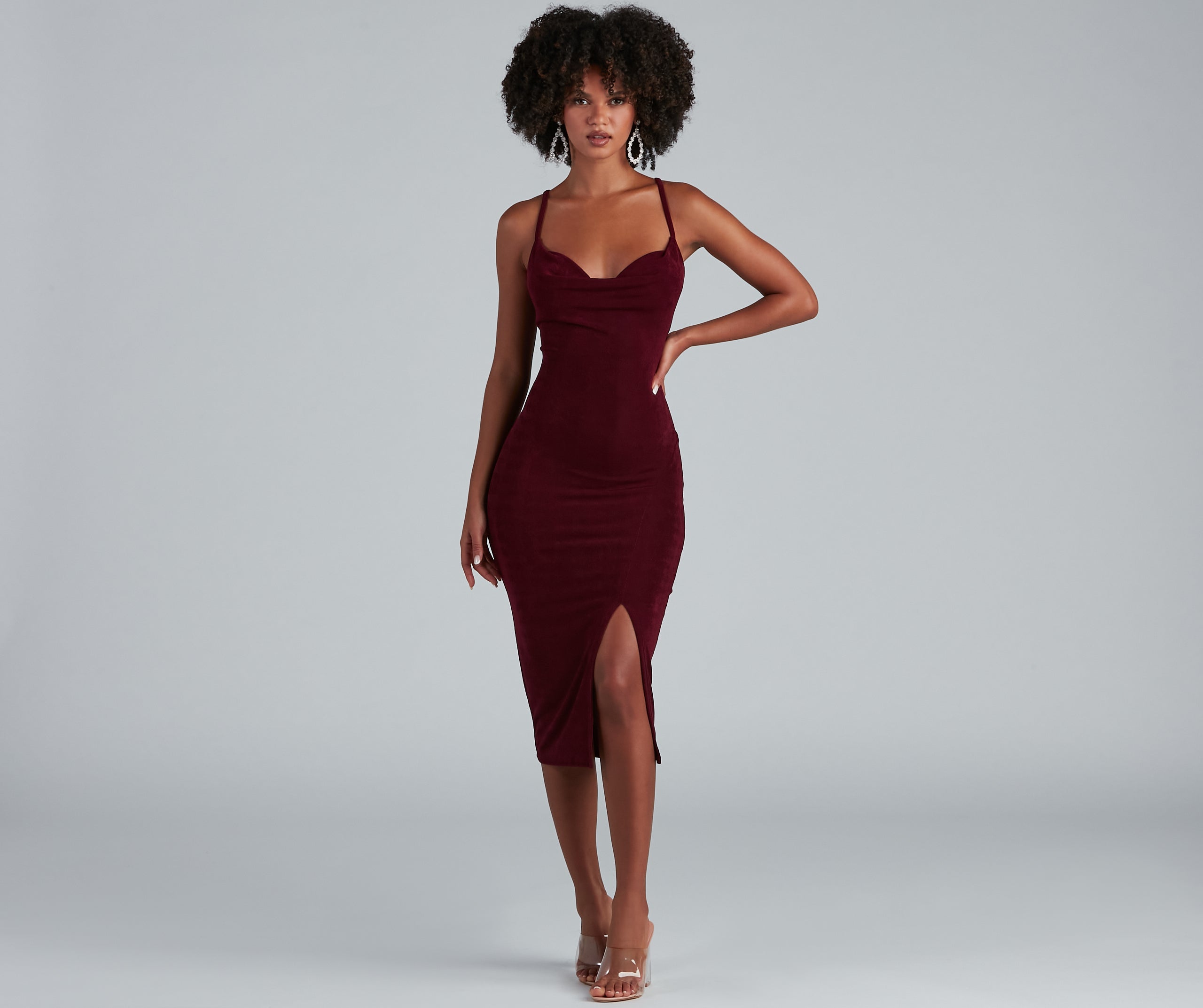 Curves Ahead Midi Bodycon Dress