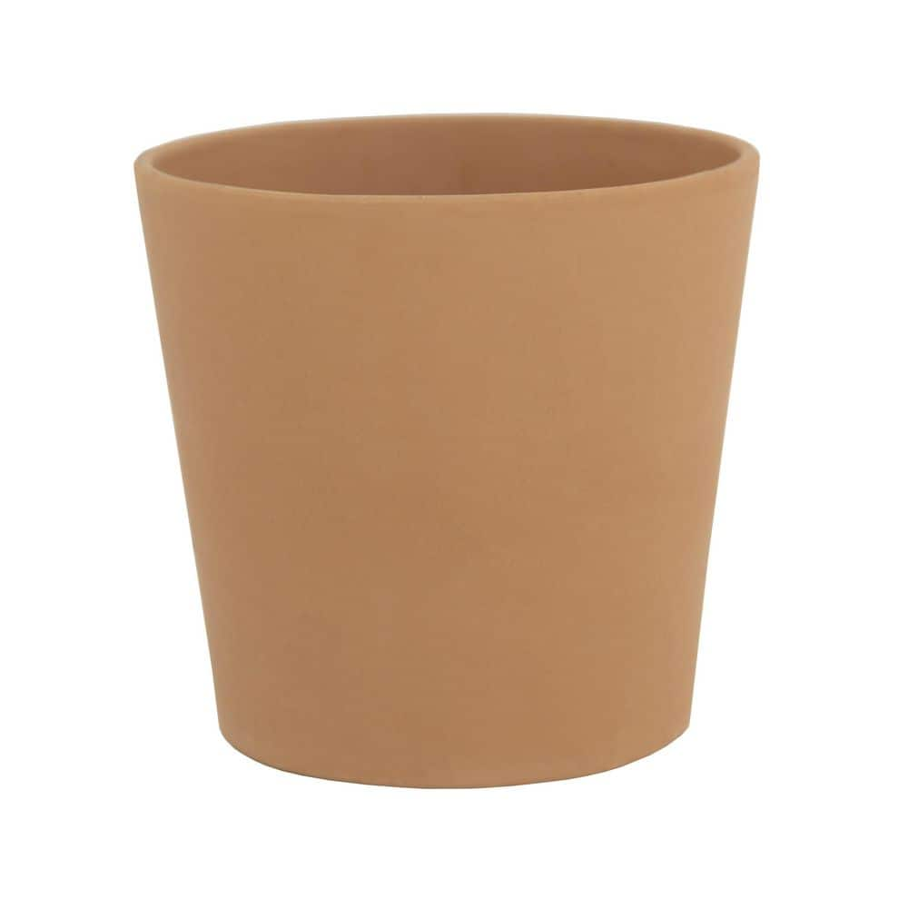 PRIVATE BRAND UNBRANDED Natural 7.5 in. Clay Cabo Flair Pot LHDPOTCLCBFL7X6