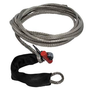 LockJaw 14 in. x 25 ft. Synthetic Winch Line Extension with Integrated Shackle 21-0250025