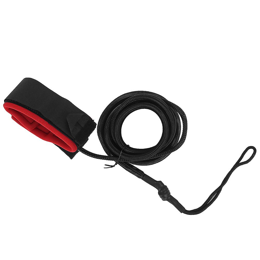 Surfing Kayak Leash Rope Boat Safety Paddle Hand Rope For Surfboard Surfing Accessoriesblack Red Color